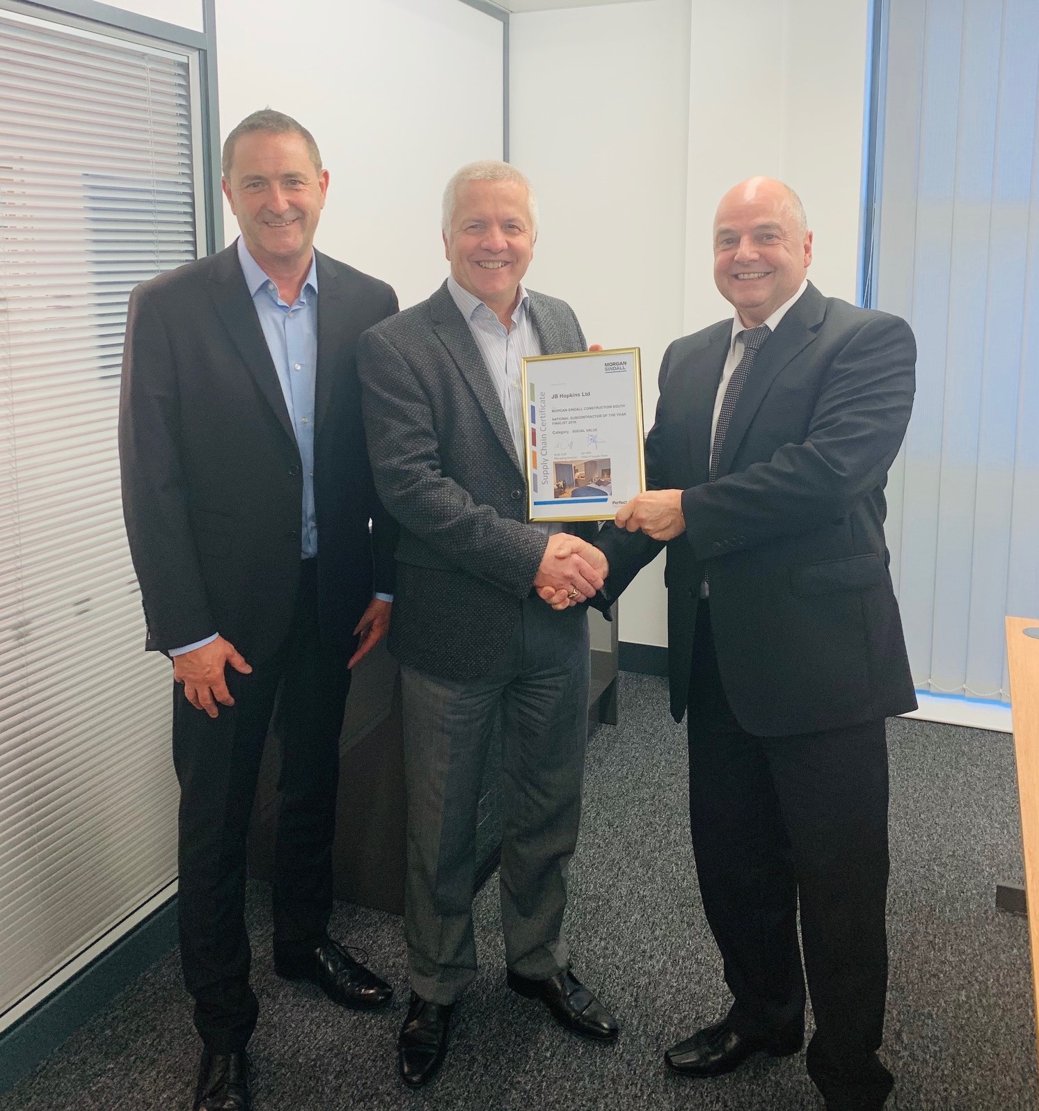 National Subcontractor of the Year Finalist 2019